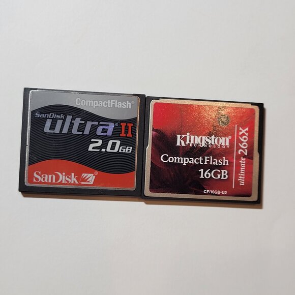 SanDisk Ultra II 2GB Compact FlashCard MemoryCard Kingston Ultimate 16 GB 266x